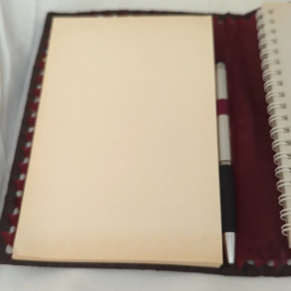 Leather Note And Address Book - Picture 3 of 6